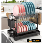 Dish Drying Rack, 2 Tier Large for Kitchen